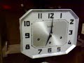 FRENCH VEDETTE DUAL CHIME WALL CLOCK WESTMINSTER AVE MARIA