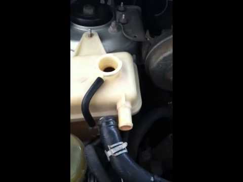 Coolant tank replace 2000 Mazda mpv lx