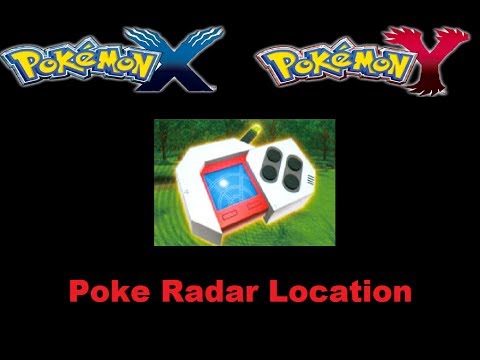 how to use pokeradar pokemon x