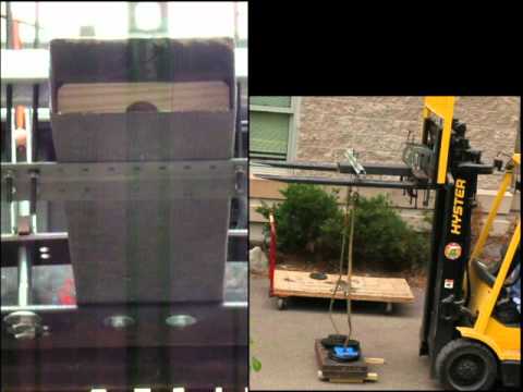 Swing Arm Test at 500, 550, and 600 lbs of Force