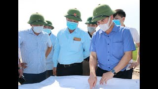 Chủ tịch UBND thành phố kiểm tra tiến độ dự án Đường Trần Hưng Đạo kéo dài và Khu tái định cư, dân cư hai bên tuyến đường