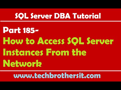 how to discover sql instances on network