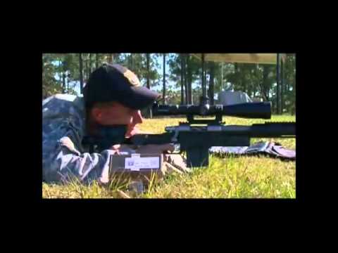 86-year-old veteran sniper still has perfect aim.
