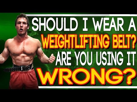 how to properly wear a weightlifting belt