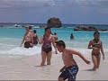 At the beach in Bermuda..