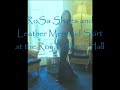 Leather Mermaid Skirt and RoSa Stilettos