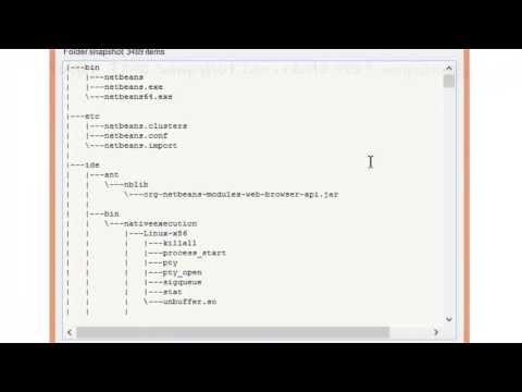 how to view folder tree
