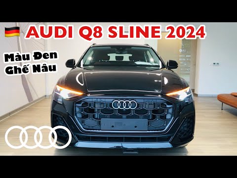 REVIEW AUDI Q8 SLINE 55 TFSI Quattro 2024 || Màu Đen Mythos/ nội thất Nâu