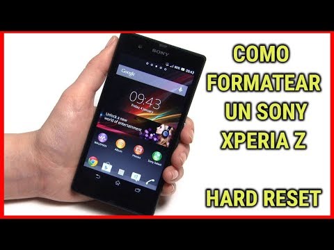 how to reset sony xperia z