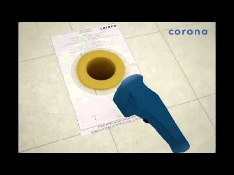 Instalación Sanitario Anclaje al Piso Corona Colombia Instalación Sanitario Anclaje al Piso Corona Colombia