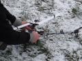 Dragonsky 450 Rc Helicopter - Gentle winter morning flying