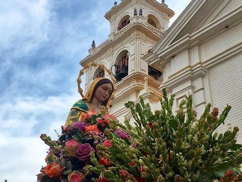 Virgen del Mar 2019 Llegada y Saludo Iglesia Ntra Sra de los Dolores