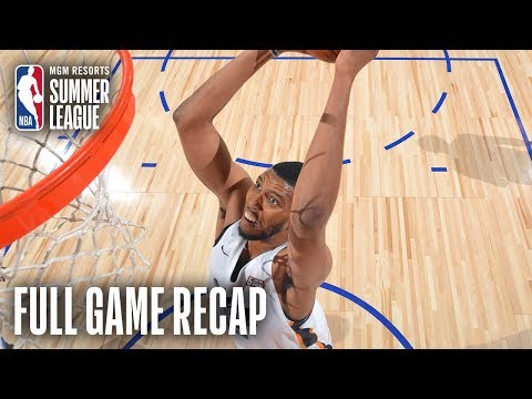 Video: THUNDER vs JAZZ | Tony Bradley Posts 19 Points & 14 Rebounds | MGM Resorts NBA Summer League