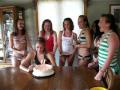 Anna, amanda, jordan, lindsey, elaina, aly singing happy birthday to me!!