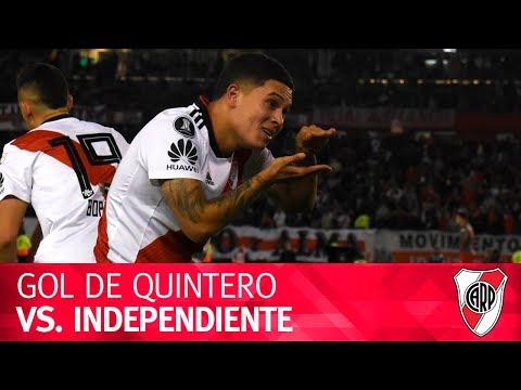 Gol de Juan Fernando Quintero vs. Independiente
