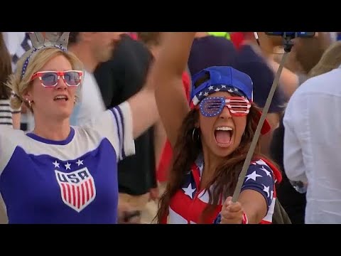 Fuball: Finale der WM in Lyon mit Weltmeister USA gege ...