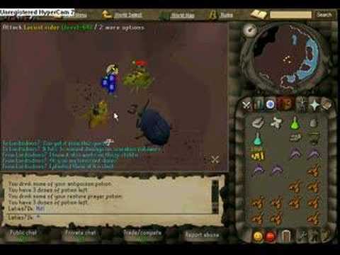 Killing the Contact! quest scarab beetle