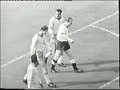 first half highlights from this 1963 friendly game.