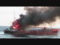 Sri Lanka navy sunk 3 Tamil Tiger Terrorist (LTTE)  arm ships