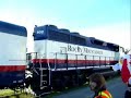 Rocky Mountaineer leaving Jasper