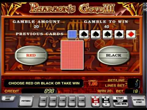 Игровой процесс онлайн автомат Pharaoh's Gold III (Золото фараона III)