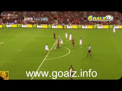 Lionel Messi Goal Barcelona 4-2 Betis 05-05-2013 