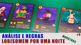 Lobisomem por uma Noite - Monstros - Jogo de Cartas- Funbox em