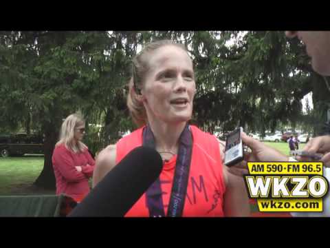 Kalamazoo Half-Marathon winner Melissa Mantel speaks with WKZO following her victory on Sunday May 6th, 2012. Kalamazoo Half-Marathon winner Melissa Mantel speaks with WKZO following her victory on Sunday May 6th, 2012.