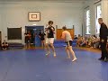 peter hodgson takes on stuart martin in an amateur mma rules match over three rounds held on june 18th 2005 at dumma fightnight v
