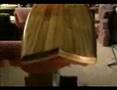 Old school, new school, wooden Power fish surfboard