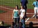 Brianna Singing at Hawks Game Brianna Singing at Hawks Game