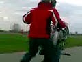 motorynka na jednym kole stunt