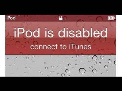 how to enable disabled ipad