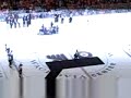 Sarah Palin Booed Loud, seat view. Flyers game.