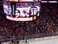 Sarah Palin Booed Loud, seat view. Flyers game.