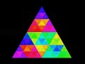Chromatically Plugged Sierpinski Sieve