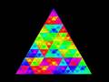 Chromatically Plugged Sierpinski Sieve