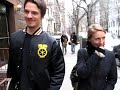 Dueling Saxophones perfect NYC street music