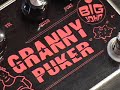 Big John GRANNY PUKER guitar & bass effects pedal demo w Strat & Dr Z MAZ amp