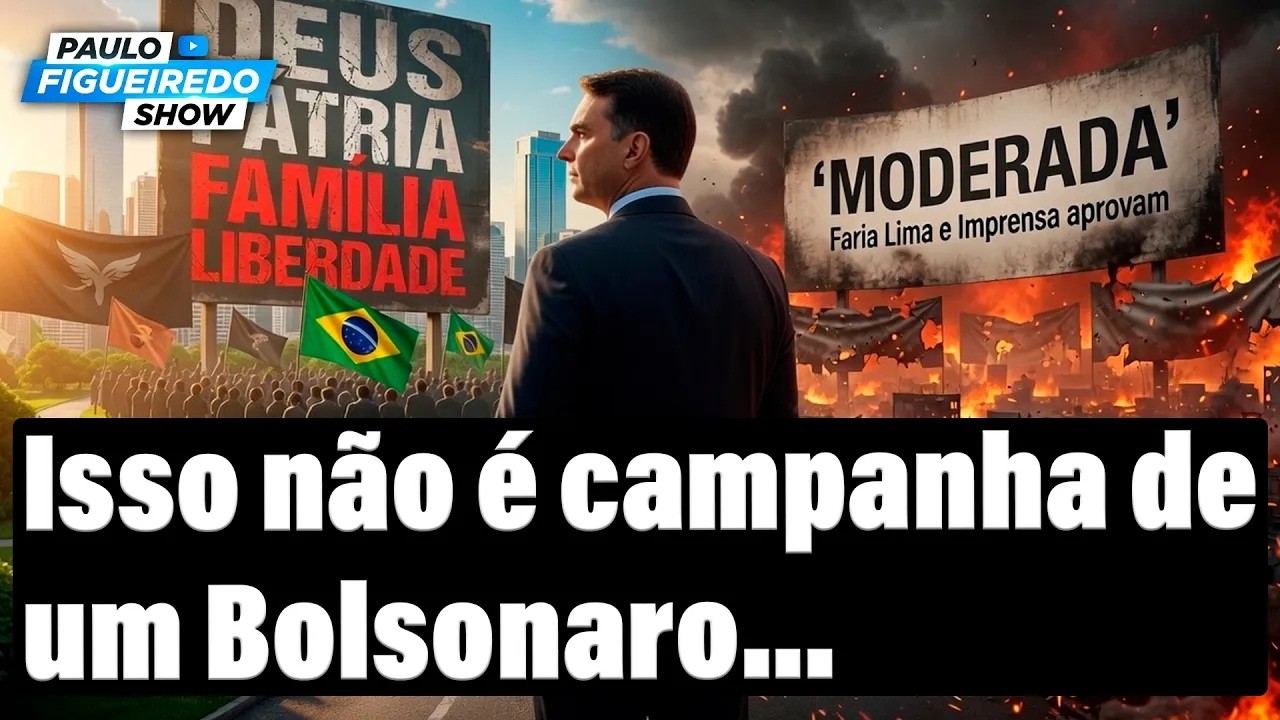 Figueiredo Sobre Campanha de Flávio NÃO É ISSO QUE ESPERAMOS DE UM BOLSONARO