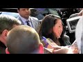 news reporters grant crowell and mark robertson of reelseo.com ambush kristen davis (