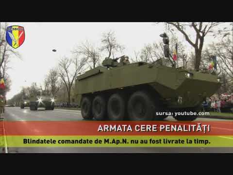 Penalități aplicate producătorului care nu a livrat la timp transportoarele pentru M.Ap.N.