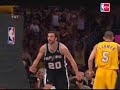 Sasha Vujacic strips Manu Ginobilli for the fast break