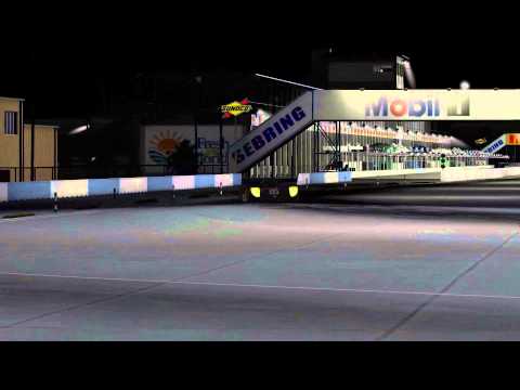 rF2 b880 - Lola B12/60 Rebellion Racing @ Sebring at Night (Onboard + TV Cam)