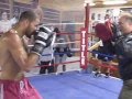 Kermit Cintron Training at Deer Lake