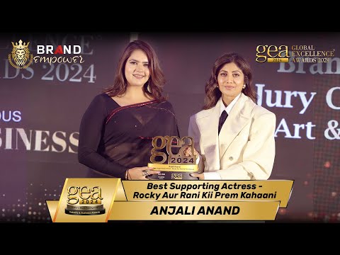 Anjali Anand wins GEA 2024 | Global Excellence Awards 2024 by Brand Empower