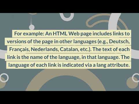 How to implement WCAG 2.1 Success Criterion 3.1.2 Language of Parts in code with examples