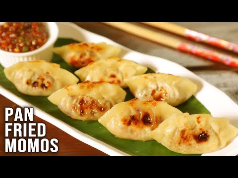 How To Make Crispy Pan Fried Veg Momos With Easy Chutney Recipe