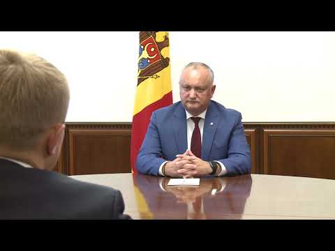 Igor Dodon a avut o întrevedere cu președintele Organizației Obștești pentru întreprinderile mici și mijlocii din Rusia