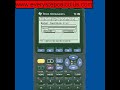 Equation of a line | Calculus Solver App | TI-89 Software